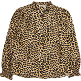 Baukjen Brown Leopard Print Blouse