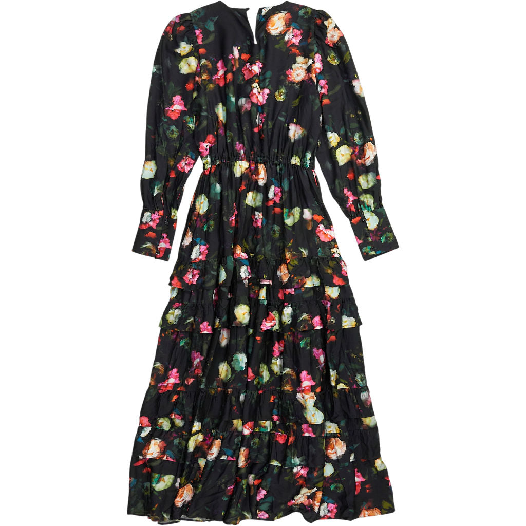 Baukjen Black Floral Natasha Printed Maxi Dress