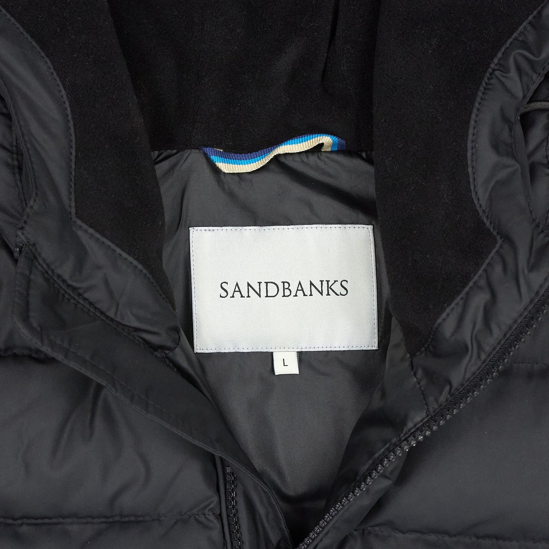 Sandbanks Black Frontier Hooded Gilet