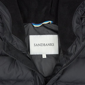 Sandbanks Black Frontier Hooded Gilet