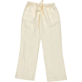 Rose Uniacke Cream Linen Trouser Suit