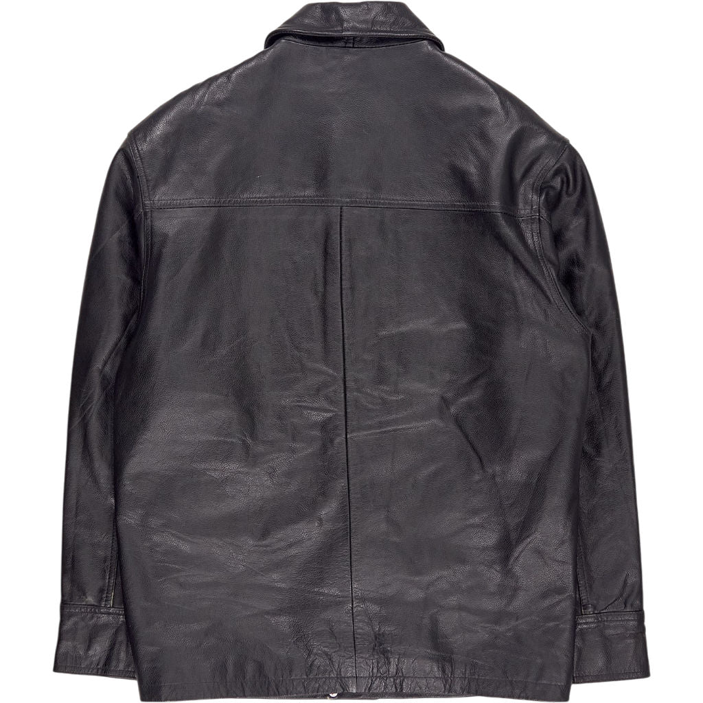 Vintage Savatini Black Leather Jacket