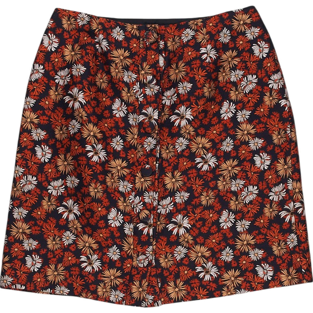 Floral Print Mini Skirt