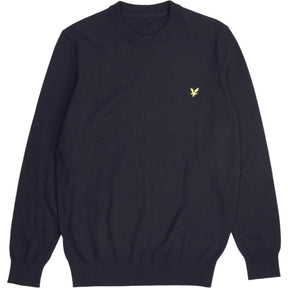 Lyle & Scott Navy Knitted Crew Neck Jumper