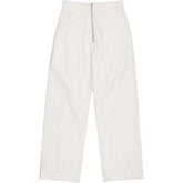 Studio Nicholson White Meyer Zip Front Pants