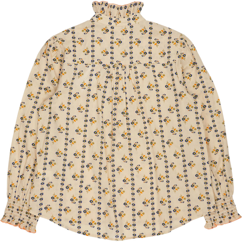 Bonté Ecru Multi Aida Floral Shirt