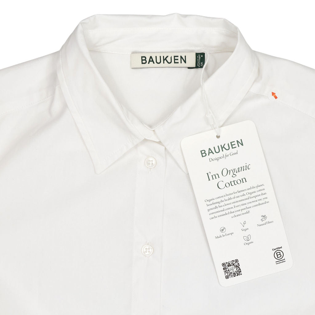 Baukjen White Corey Organic Cropped Shirt