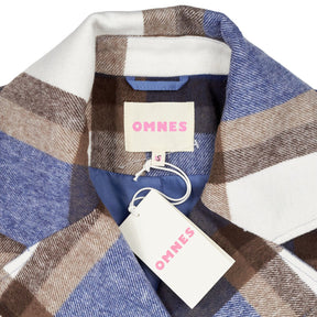 Omnes Blue Check Tina Coat