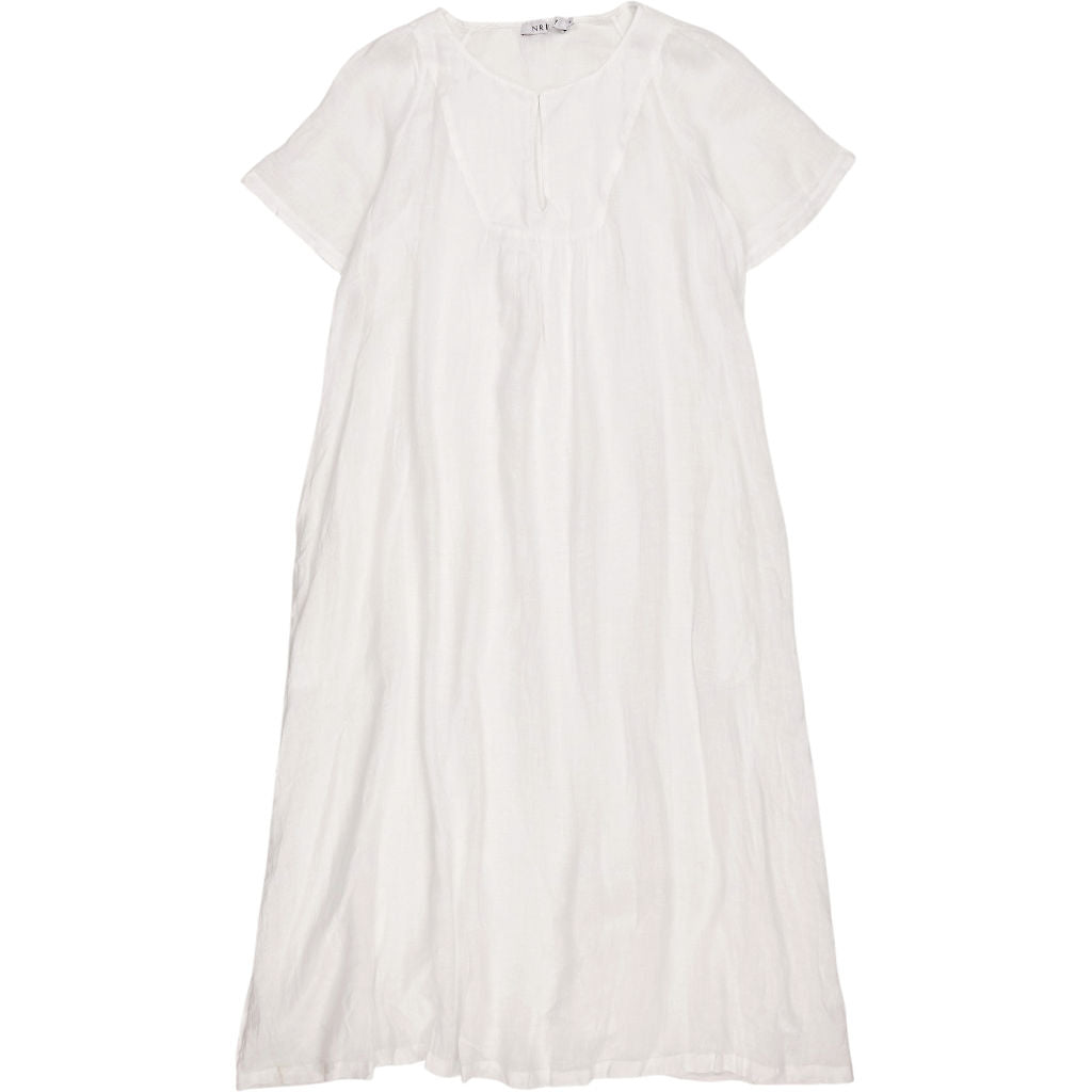 NRBY White Linen Dress