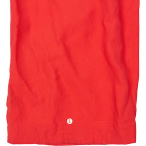 Pinko Red One Shoulder Ruffle Jumpsuit