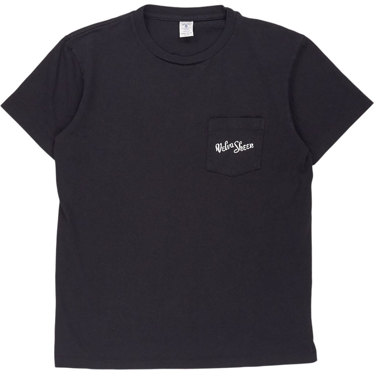 Velva Sheen Black Cotton T-Shirt