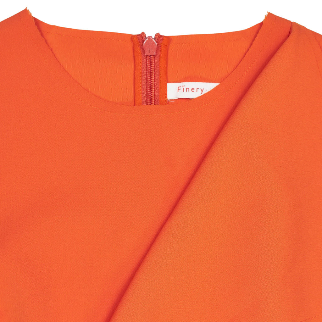 Finery Orange Sleeveless Dress