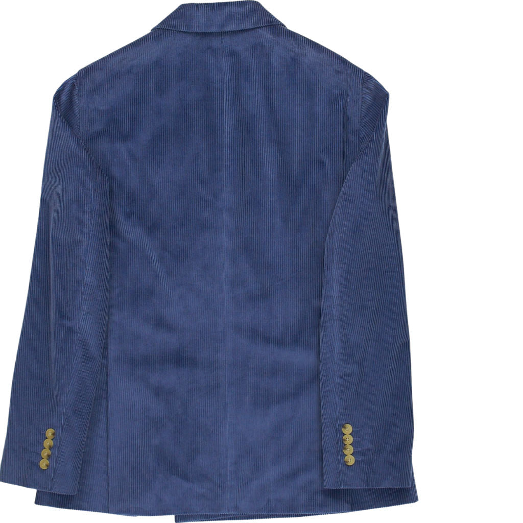 Moss Blue Corduroy Tailored Fit Jacket M