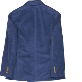 Moss Blue Corduroy Tailored Fit Jacket M