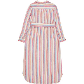 NRBY Multicolour Striped Linen Dress