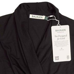 Baukjen Black Gylda Wrap Top