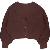 OMNES Brown Hopper Cotton Cardigan
