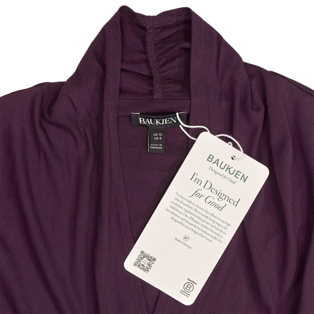 Baukjen Dark Fig Francesca Dress