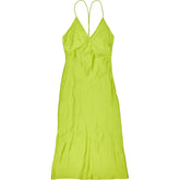 OMNES Lime Strappy Dress
