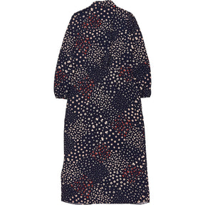 Hush Navy Floral Mini Shirt Dress