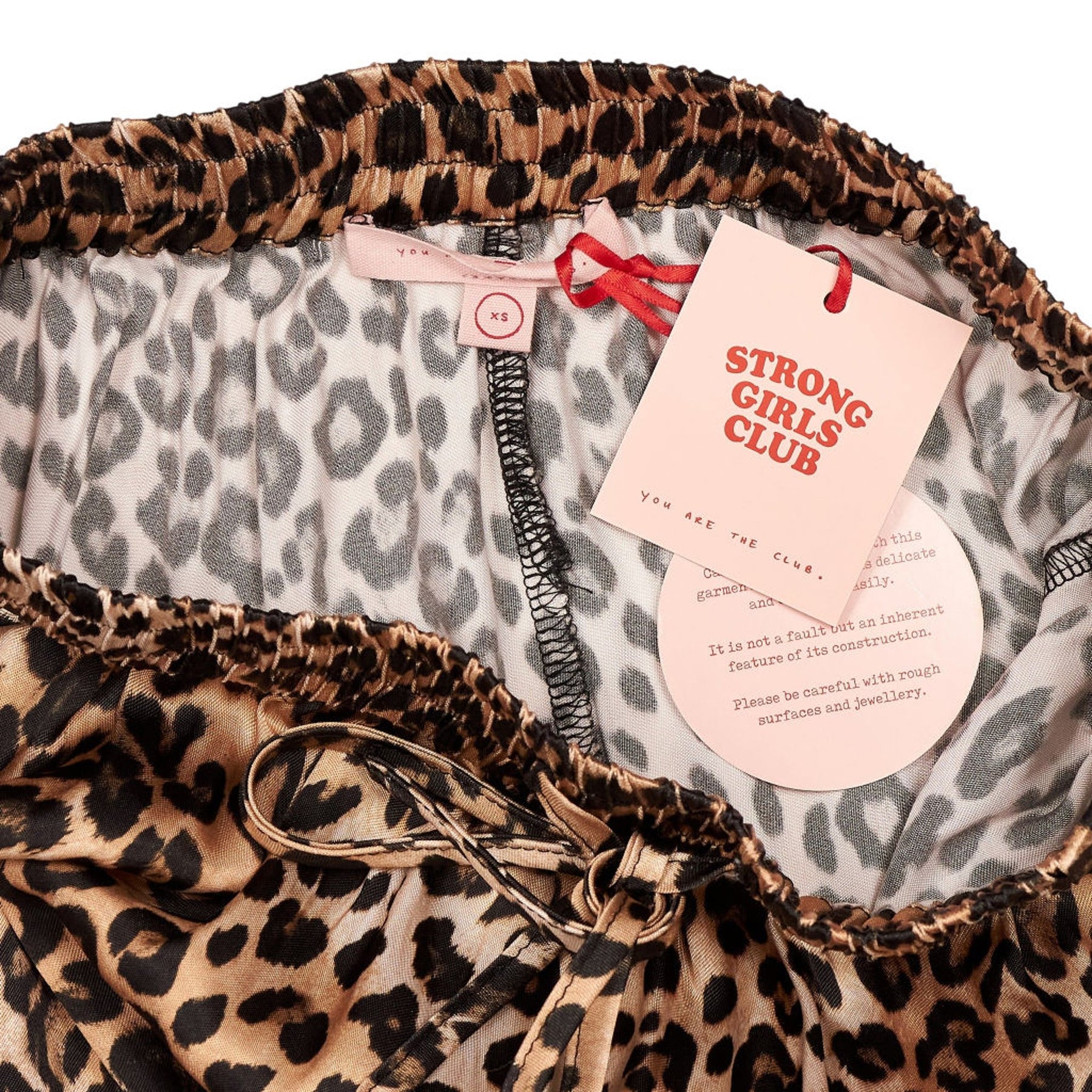 Strong Girls Club Leopard Print Maxi Skirt
