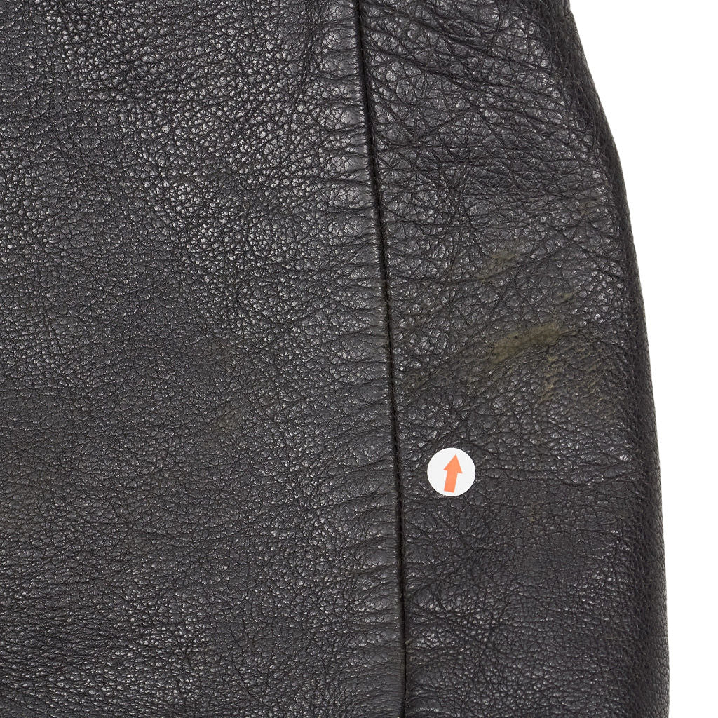 Vintage C'Arols Black Leather Biker Jacket