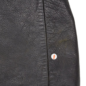 Vintage C'Arols Black Leather Biker Jacket