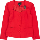 River Island Red Buttoned Blazer