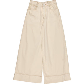 Aligne Cream Wide Leg Jeans
