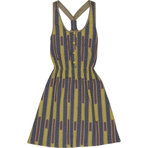 Stussy Yellow Blue Racerback Dress