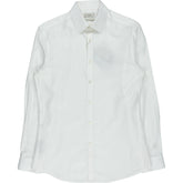 Moss White Slim Fit Non Iron Shirt