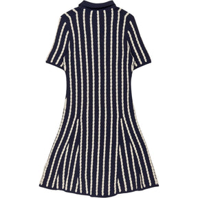 Tommy Hilfiger Navy Stripe Polo Dress