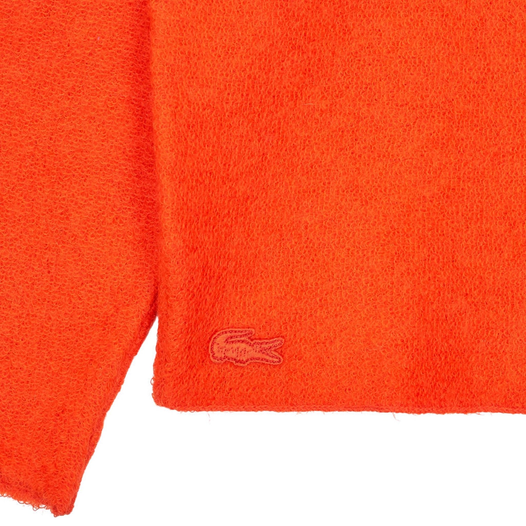 Lacoste Orange Mock Neck Jumper