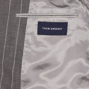 Thom Sweeney Grey Pinstripe Blazer