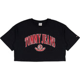 Tommy Jeans Black Cropped T-shirt