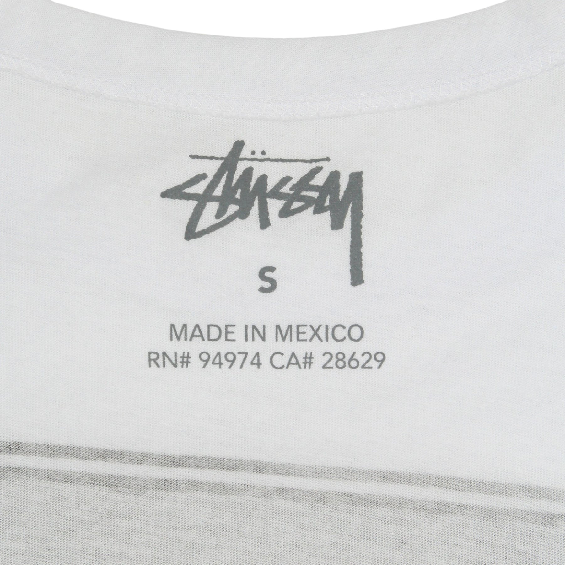 Stussy Grey Printed T-Shirt