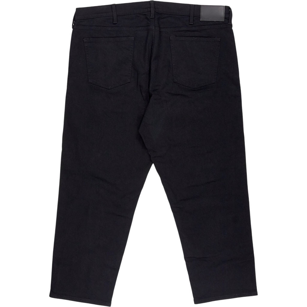Lands' End Black Cotton Square Rigger Jeans
