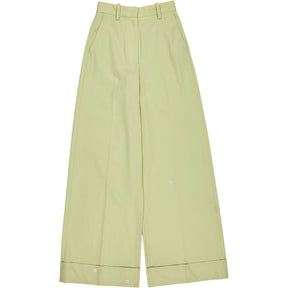 & Other Stories Light Green Wide Leg Trousers
