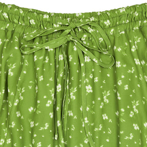 Hush Green Ditsy Floral Chiffon Skirt