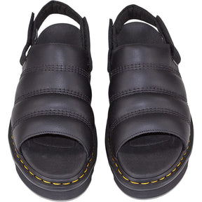 Dr. Martens Black Leather Kole Sandals
