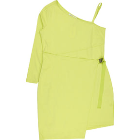 Calvin Klein Lime One Shoulder Dress