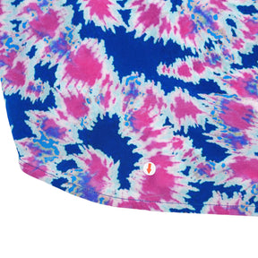 NRBY Blue Pink Printed Silk Blouse