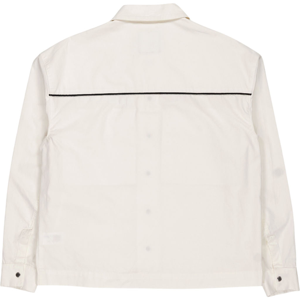 Lyle & Scott White Cotton Overshirt