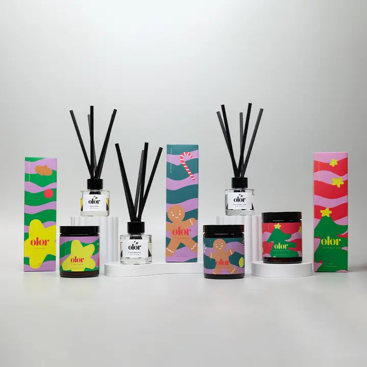 Christmas Scented Reed Mini Diffuser by OLOR