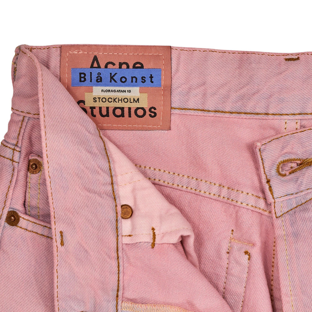 Acne Studios Pink Bla Konst Mece Jeans