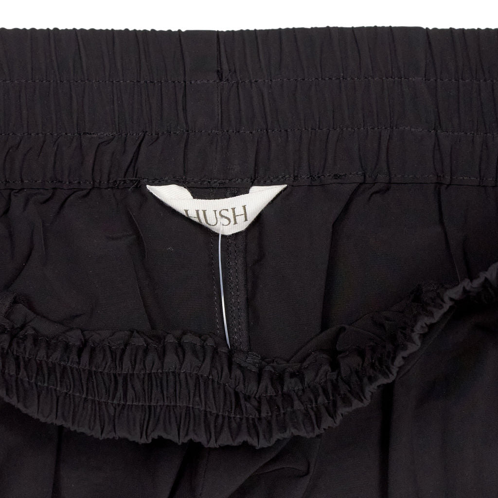 Hush Black Polyester Patch Pocket Skirt