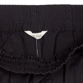 Hush Black Polyester Patch Pocket Skirt