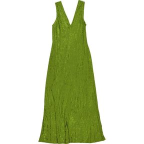 OMNES Green Viscose Maxi Dress