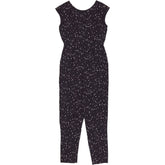 Reiss Black Print Davis Jumpsuit