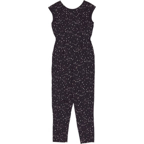 Reiss Black Print Davis Jumpsuit